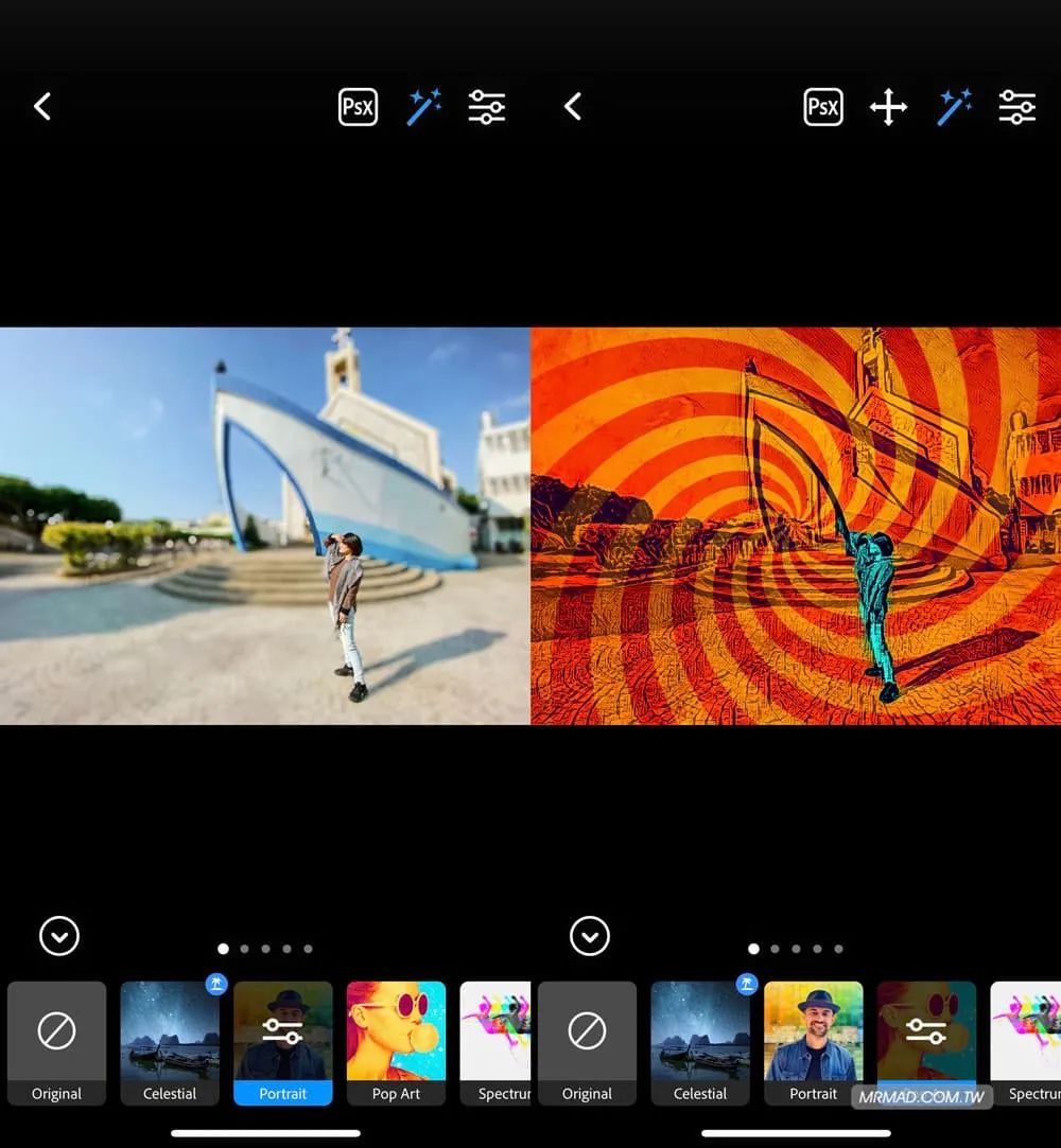 Adobe 出品创意 AI 手机拍照应用：Photoshop Camera-5