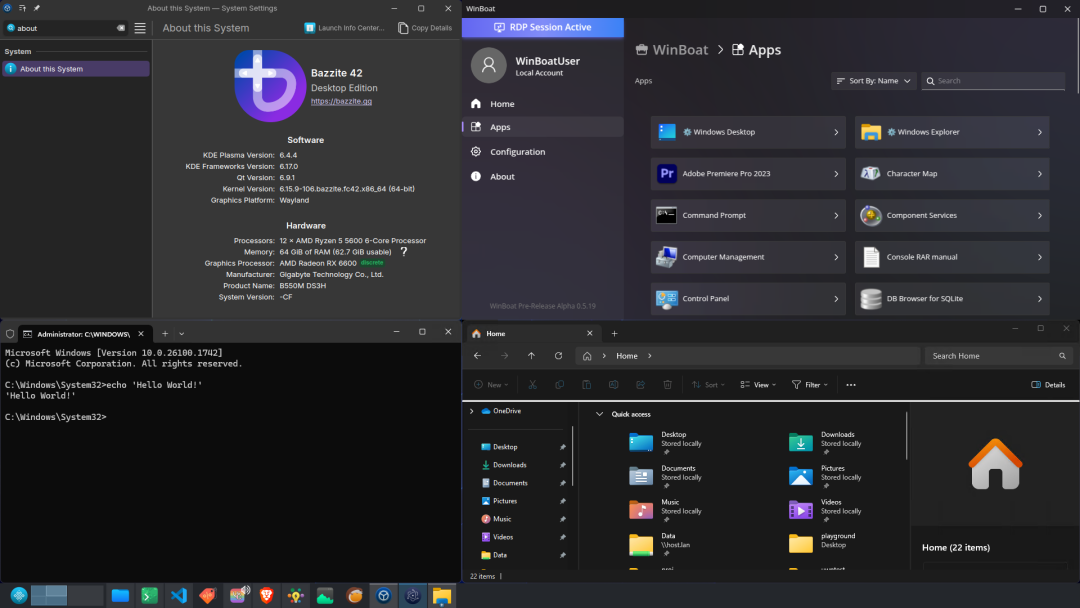 可以抛弃 Windows 了！在 Linux 上原生运行 Windows 软件：WinBoat-3